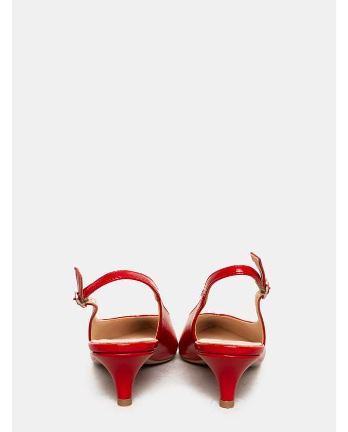 BIANCA DI' Sandalo slingback in nappa