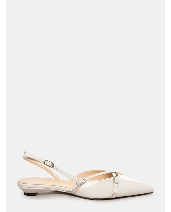 BIANCA DI' Sandalo slingback in vernice