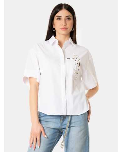JIJIL Camicia con strass