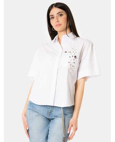 JIJIL Camicia con strass