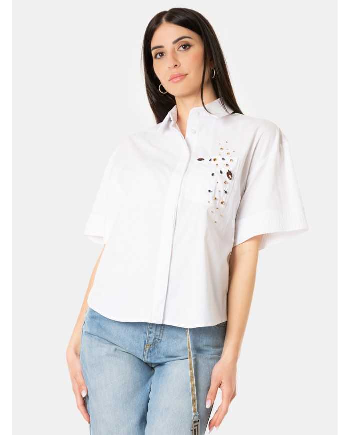 JIJIL Camicia con strass