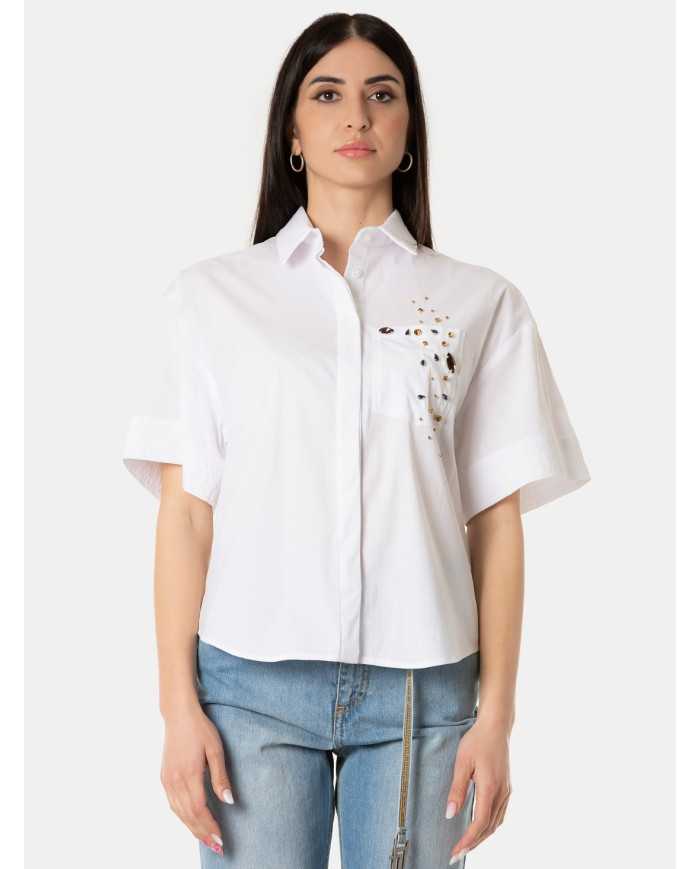 JIJIL Camicia con strass