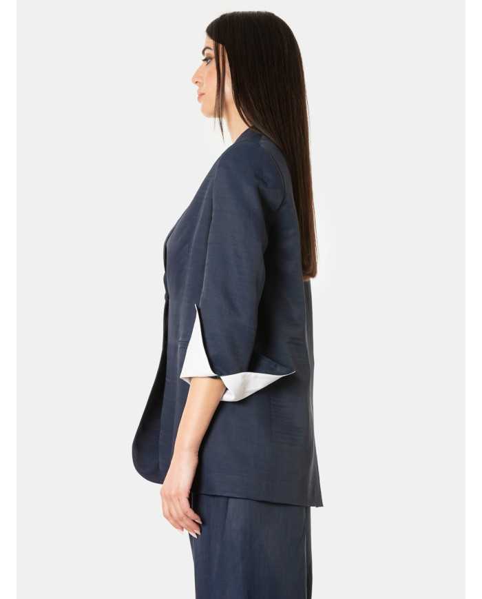 JIJIL Giacca con polsini a contrasto