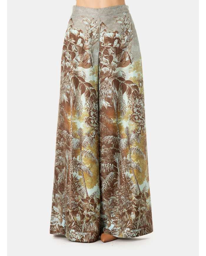 Co.go Pantalone ampio a fantasia