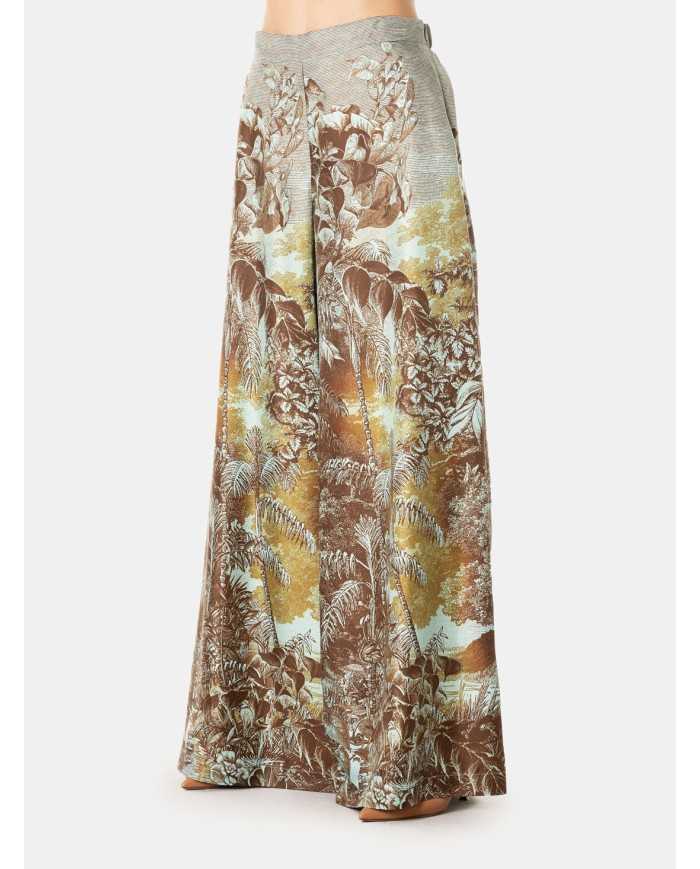 Co.go Pantalone ampio a fantasia