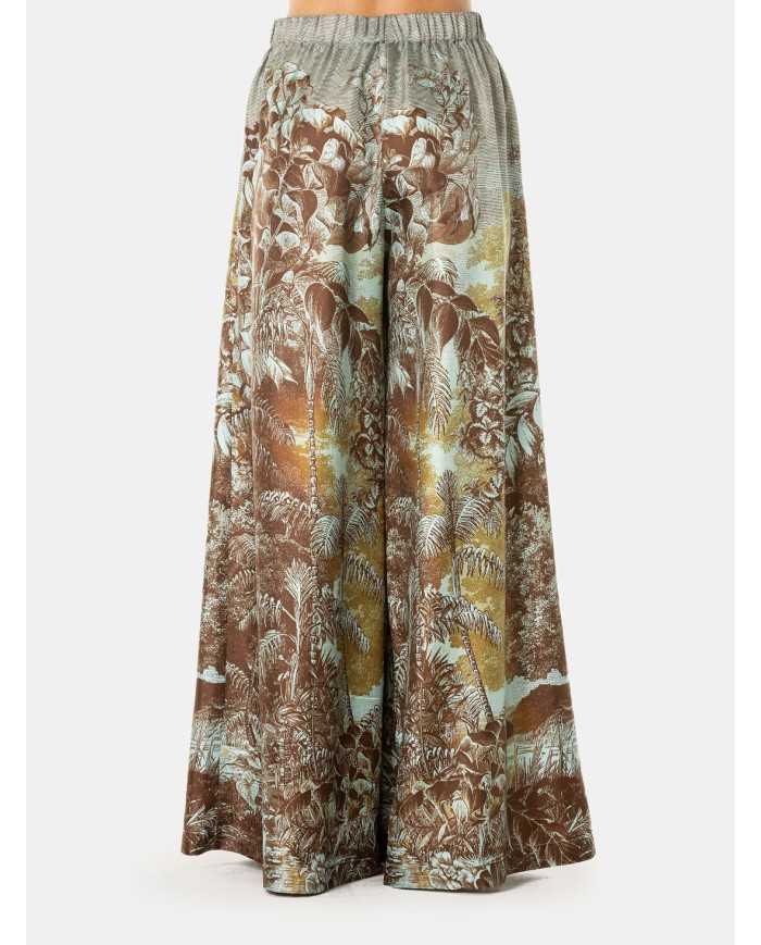 Co.go Pantalone ampio a fantasia