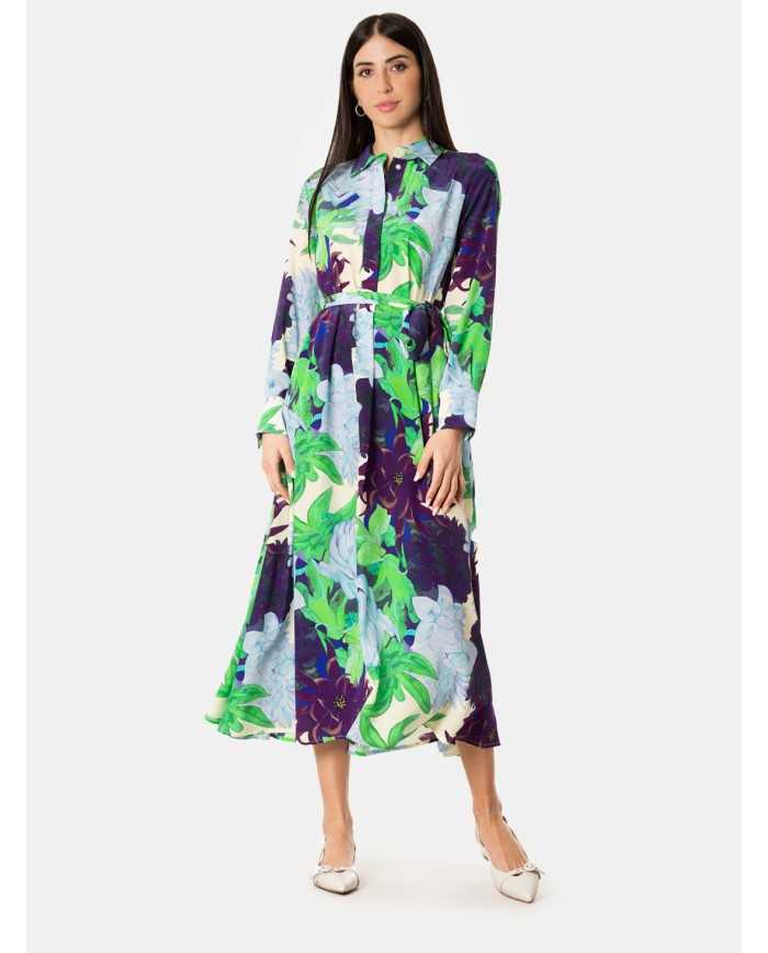 Psophia Abito chemisier a fantasia