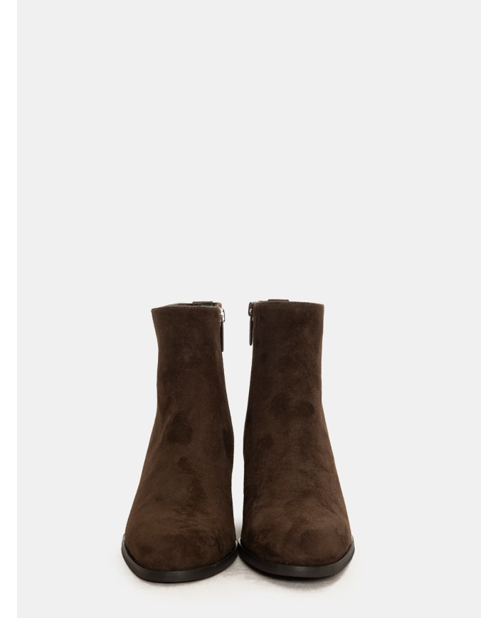 evaluna Tronchetto texano in camoscio