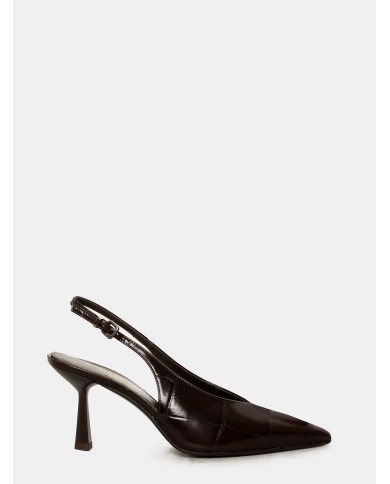 NICOLE BONNET Slingback stampa cocco