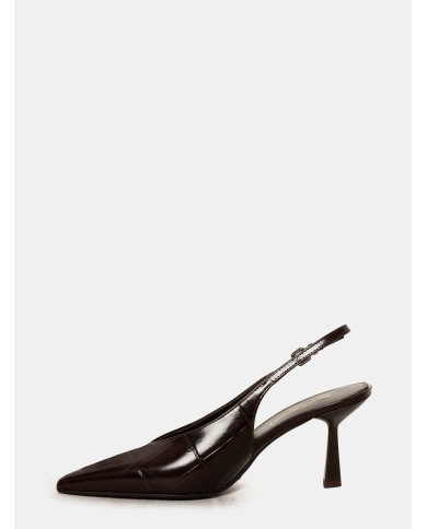 NICOLE BONNET Slingback stampa cocco