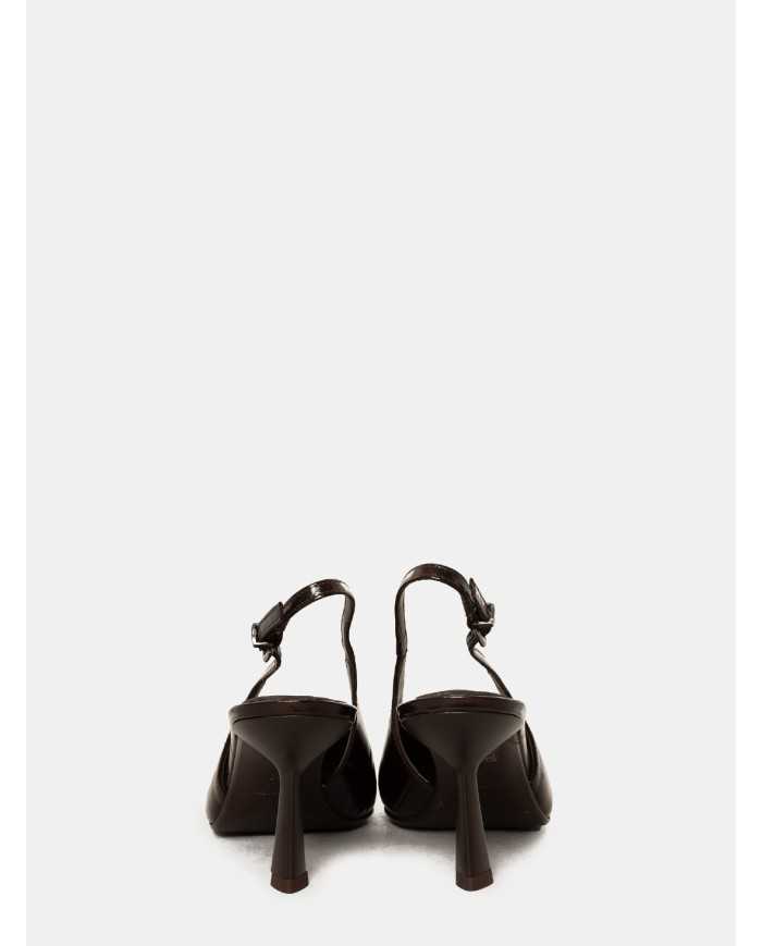 NICOLE BONNET Slingback stampa cocco