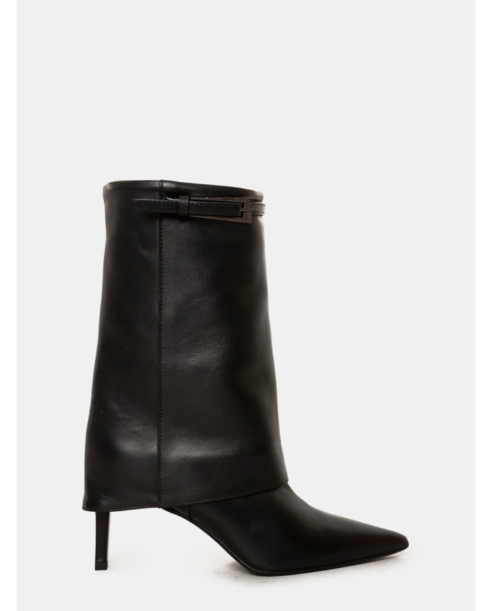 NICOLE BONNET Stivale mezza gamba in pelle