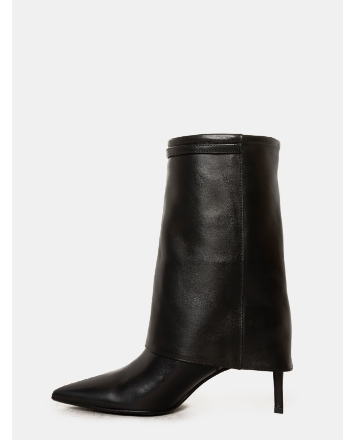 NICOLE BONNET Stivale mezza gamba in pelle