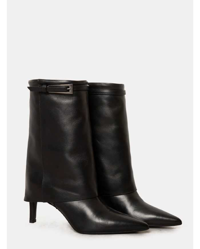 NICOLE BONNET Stivale mezza gamba in pelle