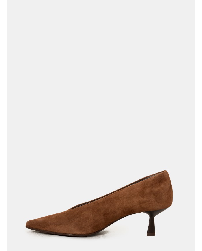 NICOLE BONNET Decolletè in camoscio