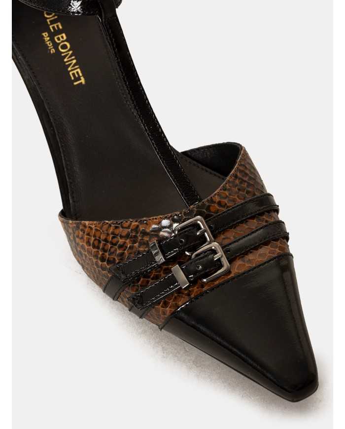 NICOLE BONNET Decolletè in vernice