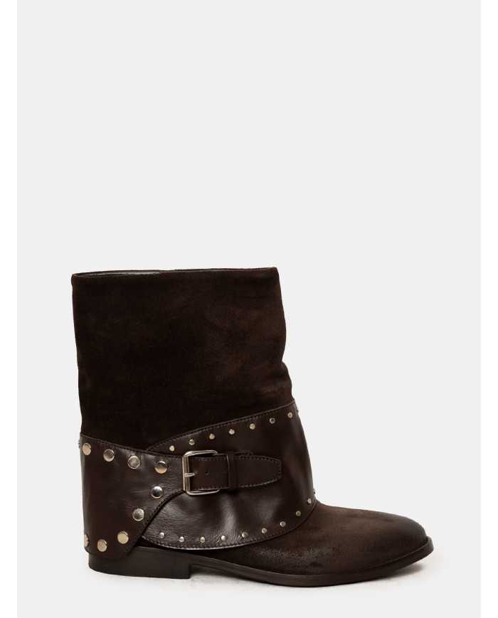 Strategia Stivale mezza gamba in crosta