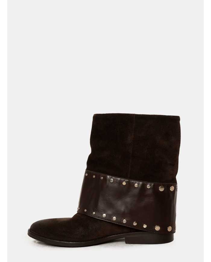 Strategia Stivale mezza gamba in crosta