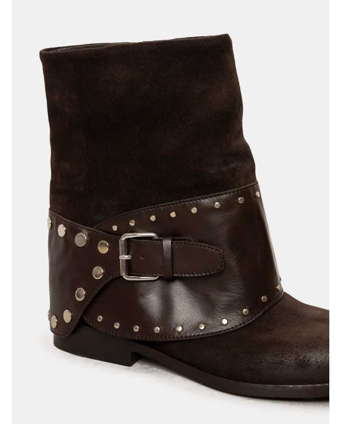 Strategia Stivale mezza gamba in crosta