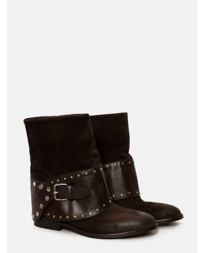 Strategia Stivale mezza gamba in crosta