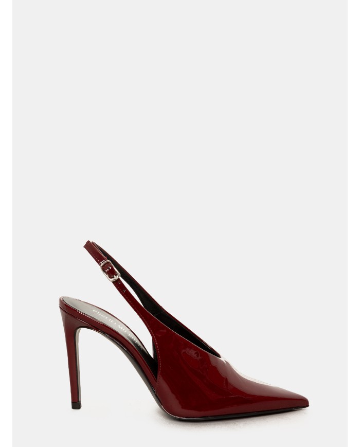 GUGLIELMO ROTTA Sandalo slingback in vernice