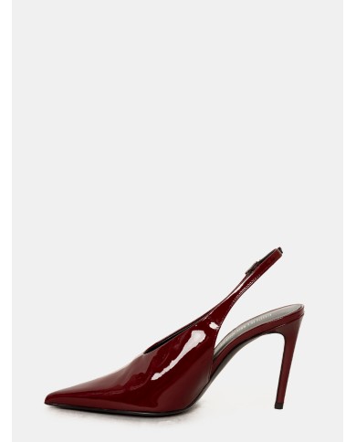 GUGLIELMO ROTTA Sandalo slingback in vernice