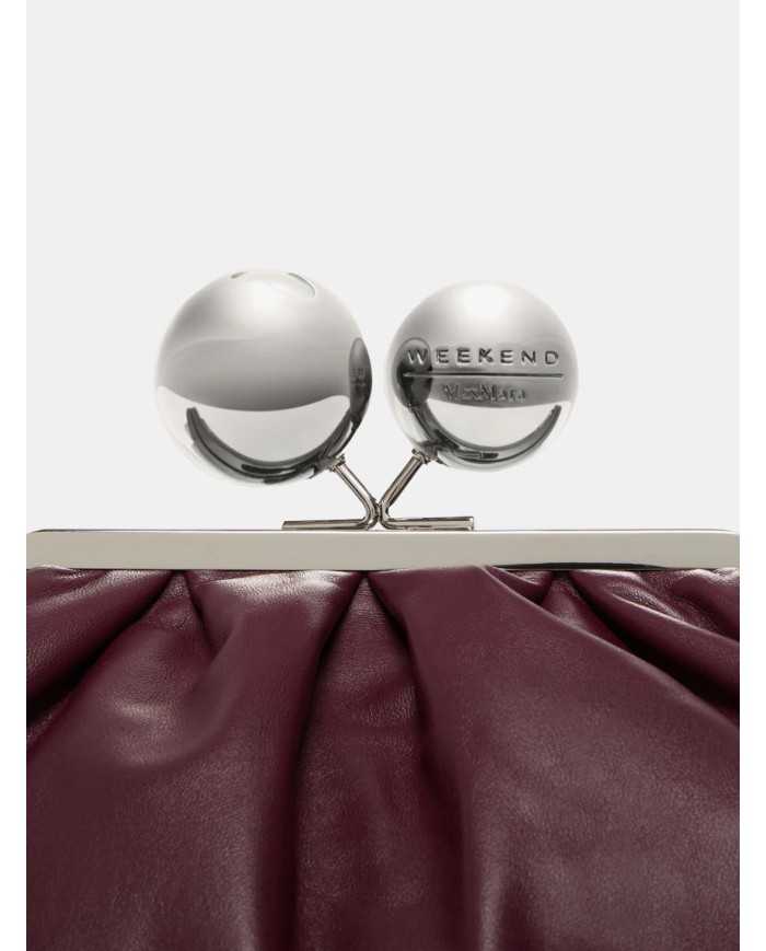 MAXMARA WEEKEND Pasticcino MILVANEW medium in nappa lucida