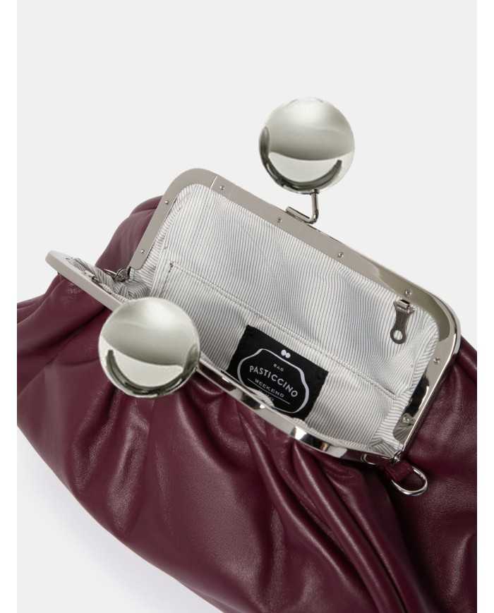 MAXMARA WEEKEND Pasticcino MILVANEW medium in nappa lucida