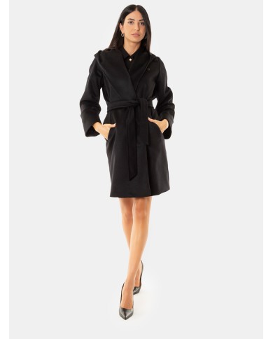 MAXMARA STUDIO Cappotto in lana vergine con cappuccio MAXMARA STUDIO Cappotto in lana vergine con cappuccio