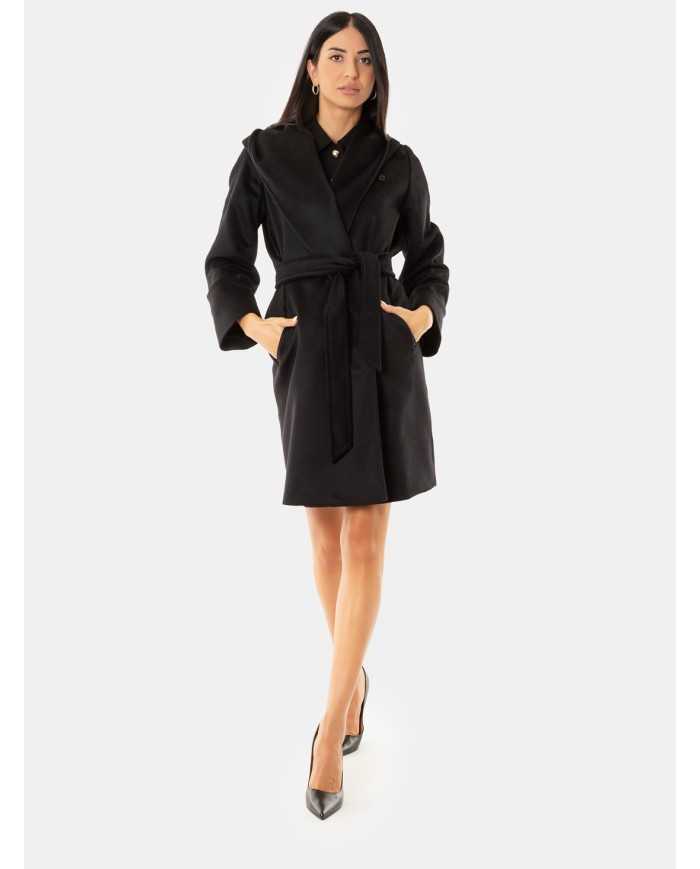 MAXMARA STUDIO Cappotto in lana vergine con cappuccio