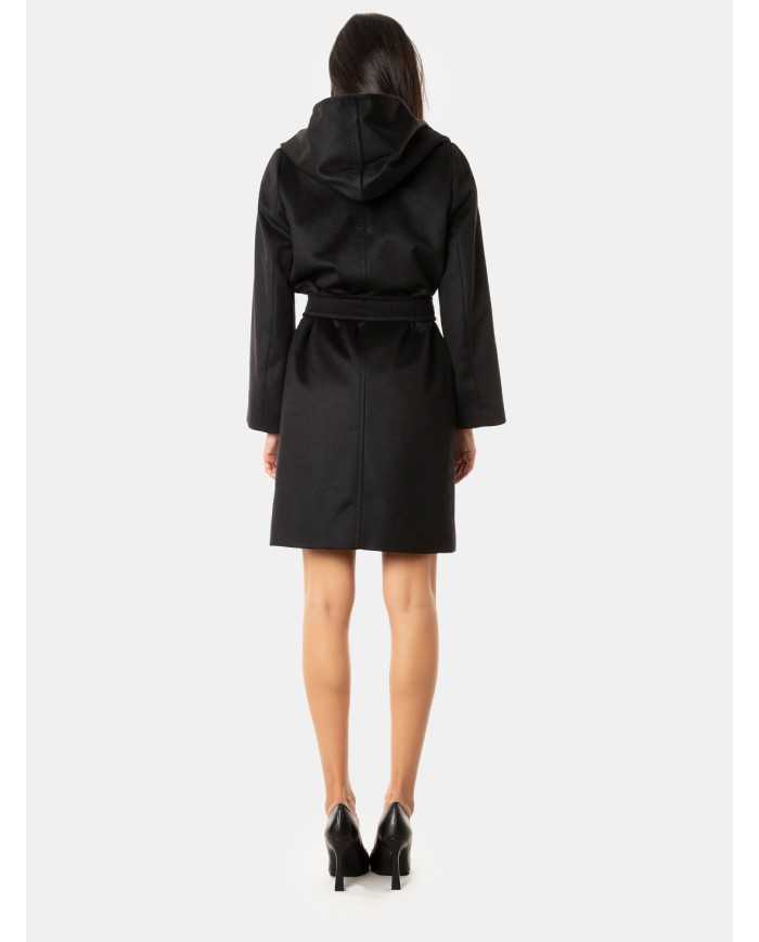 MAXMARA STUDIO Cappotto in lana vergine con cappuccio