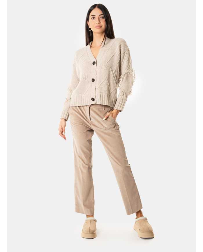 MAXMARA WEEKEND Pantalone in velluto