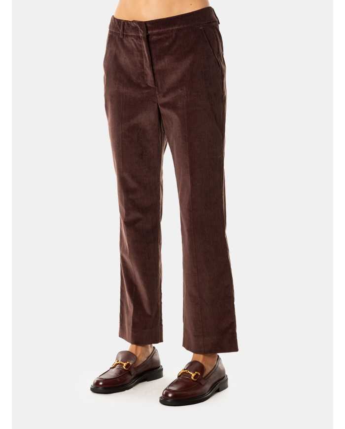 MAXMARA WEEKEND Pantalone in velluto