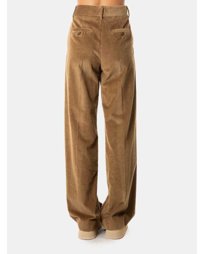 MAXMARA WEEKEND Pantalone ampio in velluto