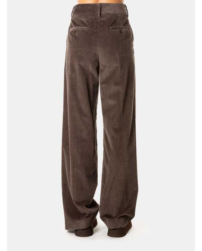 MAXMARA WEEKEND Pantalone ampio in velluto