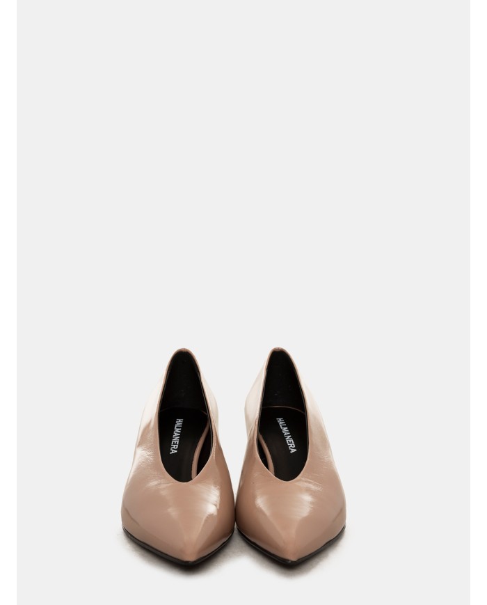 HALMANERA Decolletè in vernice