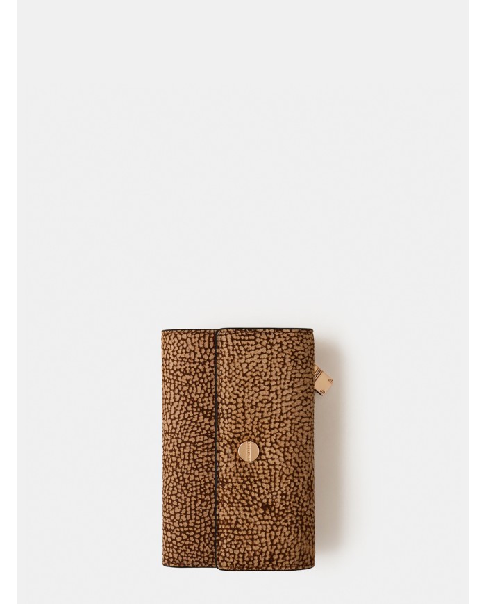 BORBONESE Portafoglio medium con patta