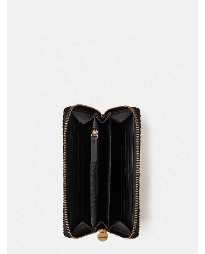 BORBONESE Portafoglio large con zip around