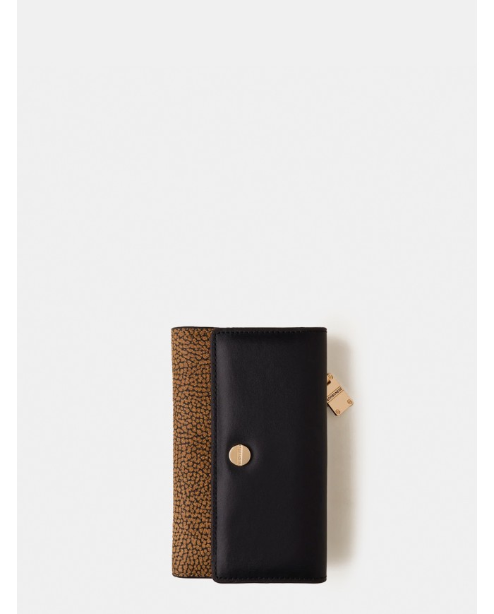 BORBONESE Portafoglio medium con patta