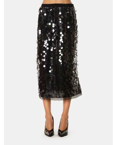 SEMICOUTURE Gonna a tubino con paillettes