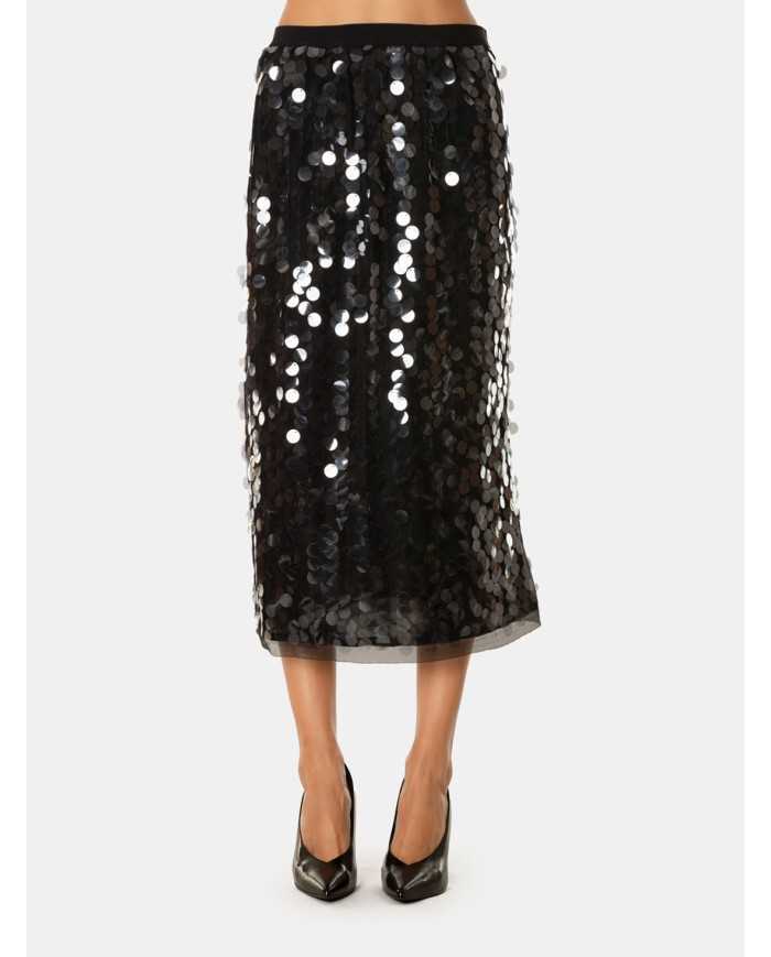SEMICOUTURE Gonna a tubino con paillettes