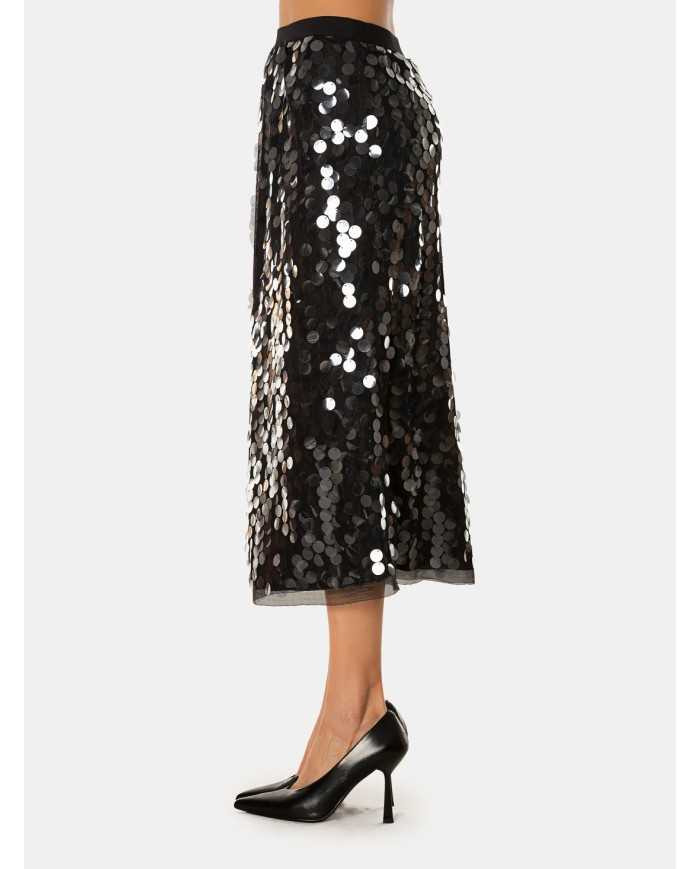 SEMICOUTURE Gonna a tubino con paillettes