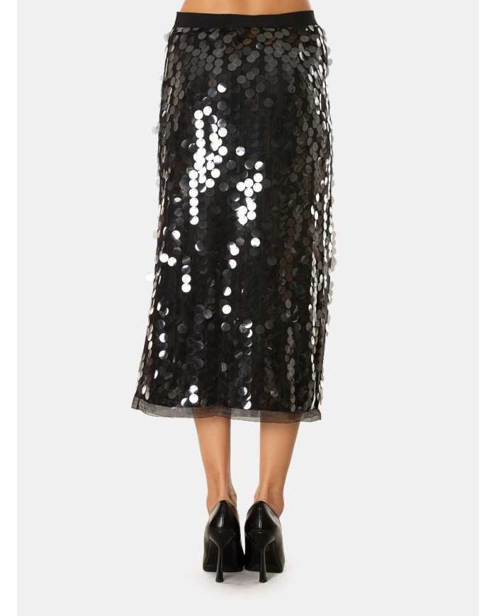 SEMICOUTURE Gonna a tubino con paillettes