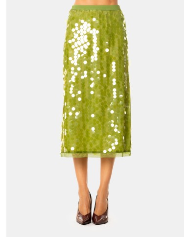 SEMICOUTURE Gonna a tubino con paillettes