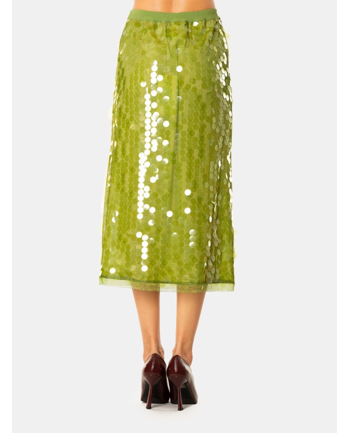 SEMICOUTURE Gonna a tubino con paillettes