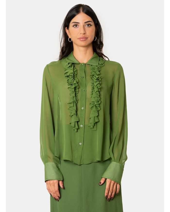 SEMICOUTURE Camicia misto seta