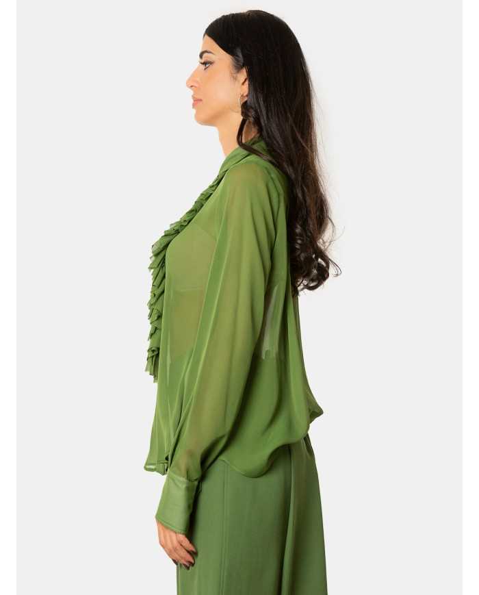 SEMICOUTURE Camicia misto seta