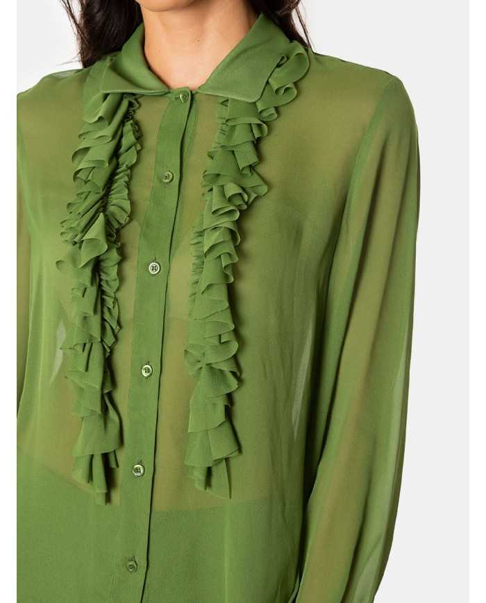 SEMICOUTURE Camicia misto seta