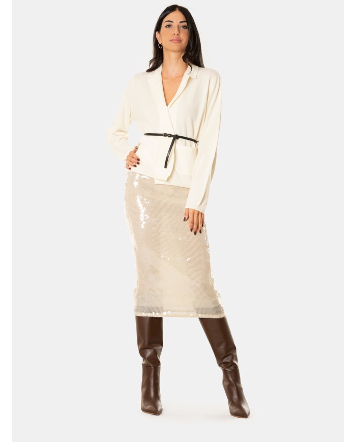 SEMICOUTURE Maglia cardigan