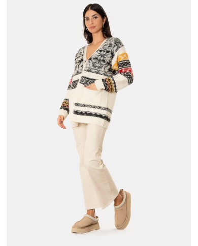 SEMICOUTURE Cardigan Jacquard SEMICOUTURE Cardigan Jacquard